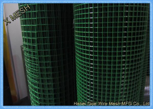 Quality Rectangular Hole PVC Coated Welded Wire Mesh Panels Roll  For Outdoor Fencing for sale