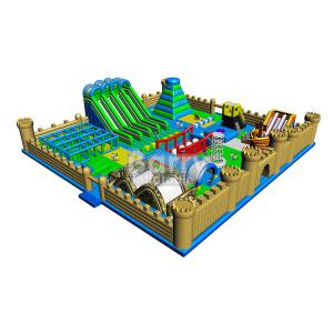 Buy cheap Commercial Inflatable Fun City Playground Amusement Theme Park Large Castle from wholesalers
