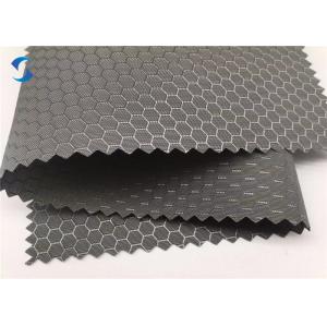 Buy cheap Luggage Polyester Honey Comb Jacquard Fabric 250D PU Coated Waterproof from wholesalers