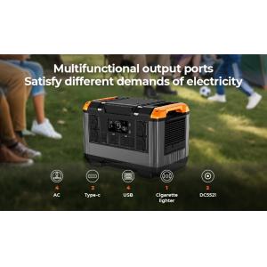 Buy cheap Portable Solar Power Station 2400W with Pure Sine Wave Inverter LiFePo4 Lithium Ion Battery and MPPT Controller from wholesalers