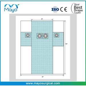 Buy cheap SuperSorb Reinforcement Surgical Angiography Drape With 4 Holes from wholesalers