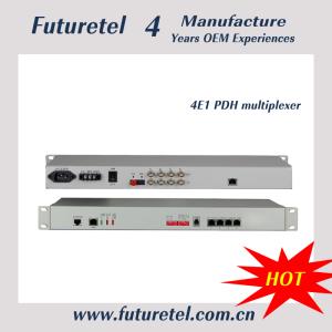Buy cheap 4e1 multi-sevice single mode pdh fiber optic  multiplexer from wholesalers
