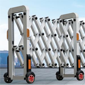 Buy cheap Stainless Steel Manual Push-Pull Retractable Highway Blocking Aluminum Alloy Retractable Barrier Gate for Mall Use from wholesalers