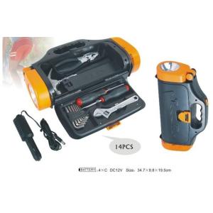 Buy cheap 14 pcs tool set ,with slip joint pliers ,hex key ,screwdriver,wrench,hammer from wholesalers