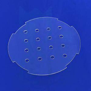 Buy cheap 99.99% High Purity Quartz Plate Laser Grooving Fused Silica Quartz Glass Window Quartz Glass Sheet from wholesalers