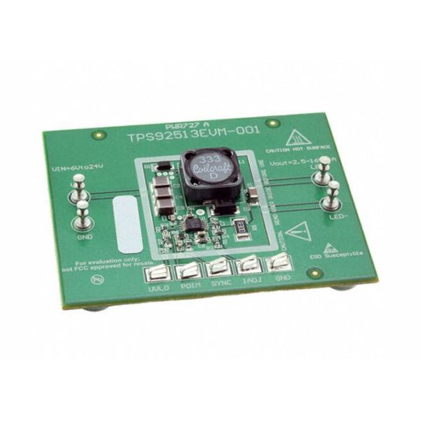TPS92513EVM-001 Embedded Solutions High Current Buck LED Driver Evaluation