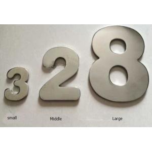 Metal House Letters & Numbers Mailboxes & Address Plaques Brushed Stainless