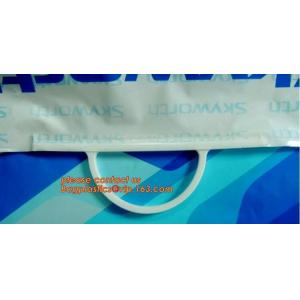 Heavy Duty Customized Printing Rigid Snap Handle Hard Plastic Bag,LDPE Rigid