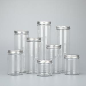 Buy cheap Odorless Customizable Plastic Jar Containers With Aluminum Lid from wholesalers