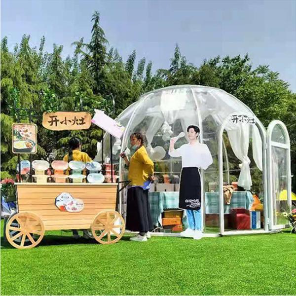 Quality Custom Clear Plastic Bubble Tent Aluminium Picnic Bubble Tent for sale