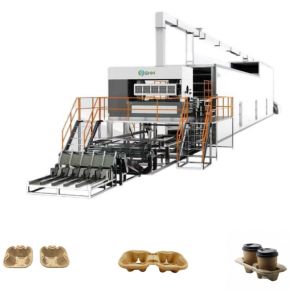 Buy cheap Automatic Paper Coffee Cup Tray Machine Customized With Dryer from wholesalers