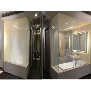 Buy cheap Sound Proof PDLC Residential Electric Switchable Smart Glass from wholesalers