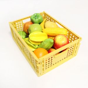 Detachable Small Plastic Storage Crates For Desktop Sundries Drainable Portable