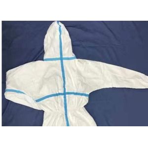 Buy cheap Non - Woven Fabric Safety Disposable Protective Suit Full Body Protection from wholesalers