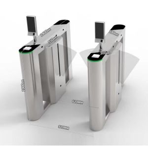 Buy cheap Slim Body Soft Wing 600mm RS485 Retractable Flap Barrier from wholesalers