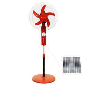 Buy cheap 18 Inch Solar Floor Fan Rechargeable With Led Light For Home from wholesalers