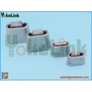 Buy cheap High quality C shape Aluminum Wedge AMP Clamp Connector from wholesalers