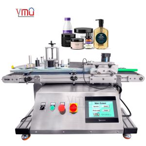 Yimu 4 Series Desktop Labeling Machine For Bottles , Jars