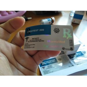 Buy cheap Equitest 10Ml Holographic Glass Vial Labels With PP Glossy Lamination from wholesalers