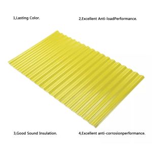 PVC Roof Tiles 1.0mm-2.5mm Thickness for Warehouse 1130mm Width