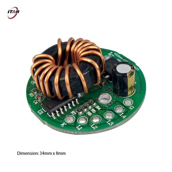 Buy cheap 18V 25A LED Driver Circuit Board 90W For LED Flashlights Torches from wholesalers