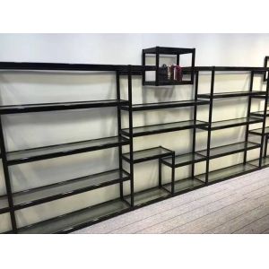 Simple Popular Metal Retail Shoe Shelves Stand Showcase Customized Design