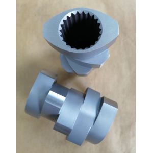 Buy cheap TDS150 Twin Screw Extruder Kneading Block Screw Elements HRC58-62 from wholesalers