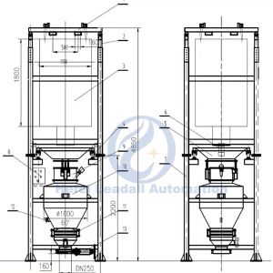 Buy cheap High Speed Jumbo Bag Unloading System For Magnetic Materials Industry from wholesalers