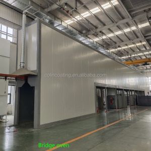 Buy cheap Electrostatic PLC Metal Powder Coating Line CE from wholesalers