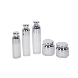 Buy cheap Cosmetic Lotion Serum Bottle With Mouth Cover Skincare Family Set from wholesalers