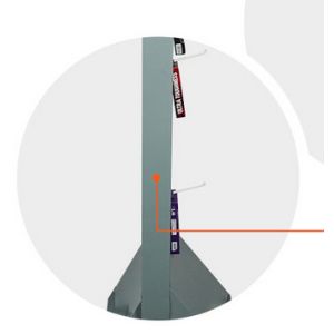 Buy cheap 300g CCNB Advertising Cardboard Hook Display CMYK Printing from wholesalers