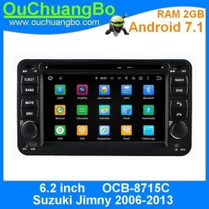 Buy cheap Ouchuangbo 6.2 inch multi media android 7.1 for Suzuki Jimny 2006-2013 with gps navigation bluetooth SWC Wifi USB from wholesalers