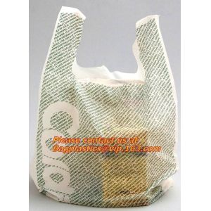 Buy cheap plastic garbage bag, t-shirt bag on roll, pe garbage bag, China HDPE T-shirt bags on roll from wholesalers