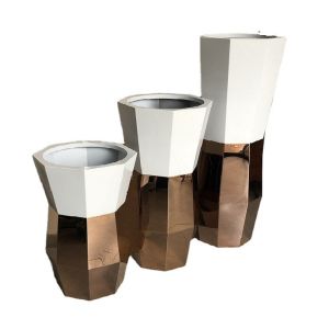 Buy cheap Brass hammered metal planter 12" large hammered brass planter pot from wholesalers