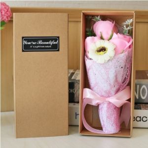 Rose soap bouquet gift box holiday gift small gift activity practical carnation