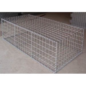 Buy cheap Professional Custom Gabion Wire Mesh , Silver Wire Cage Retaining Wall from wholesalers