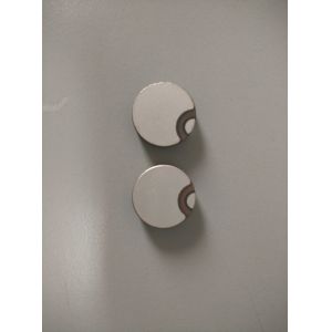 Buy cheap Round Piezo Ceramic Plate Electrode In Same Side For Ultrasonic Detectors from wholesalers