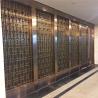 Buy cheap Decorative Metal Screen interior partition wall panel designs customized metal furniture from wholesalers