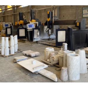 Buy cheap 4 Axis CNC Arc Slab&Column Stone Carving Machine from wholesalers
