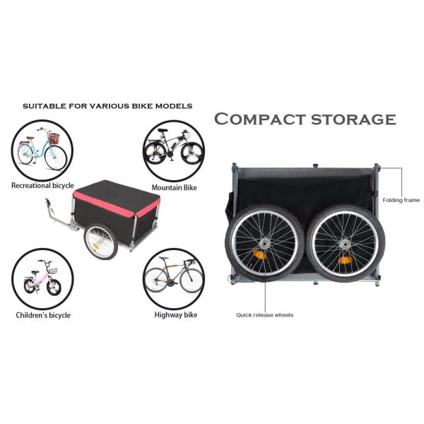 Foldable Bicycle Cargo Wagon Trailer