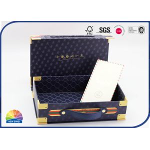Buy cheap UV Portable Hinged Lid Presentation Box With Leather Handbags from wholesalers