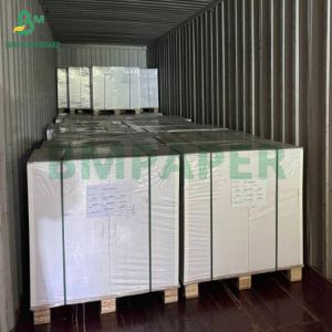 Greaseproof 350g + 20g Matte PE Coated Brown Foodbox Paperboard 70 X 100 Cm