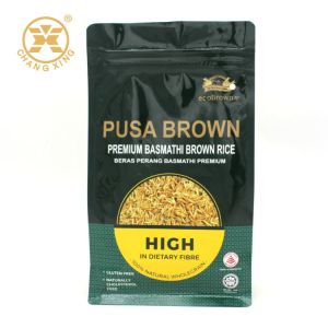 Buy cheap Eight Side Seal Printed Portable Ziplockk  5 Kg Rice Bag Transparent product