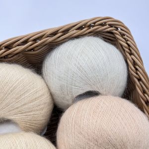 1/13NM Blending High Stretch Fluffy Drawing Yarn For Knitting Sweater Scarf Free