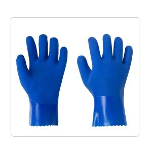 Buy cheap Blue Men Heavy Duty Chemical Resistant Gauntlet Gloves product