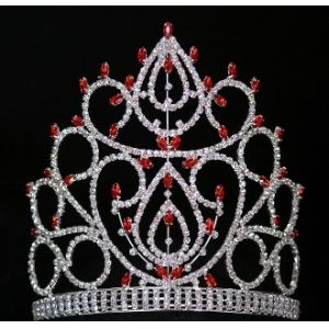 Buy cheap BIG rhinestone pageant crowns and tiaras wholesale crystal tiaras supplier of pageant crowns paypal payment low MOQ from wholesalers