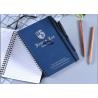 Buy cheap High quality office products A5 lined notebook spiral journal notebook with pen holder from wholesalers