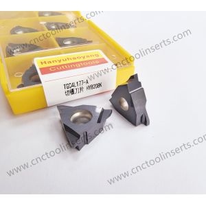 Buy cheap TGC4L177-A / TGC4L177-B Non-standard Grooving Insert With Customization Option And HYB208K Coating from wholesalers