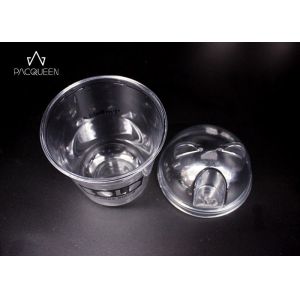 Buy cheap Crack Proof Plastic Milkshake Cups , Milkshake Takeaway Cups With Lids from wholesalers