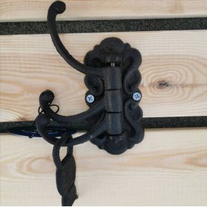 Buy cheap Vintage Black Iron Hooks Cast Iron Crafts For Entryway from wholesalers
